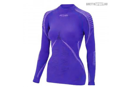 Термобелье Accapi 2023 Corgy Long Sleeve T-Shirt Woman Purple Fluo White