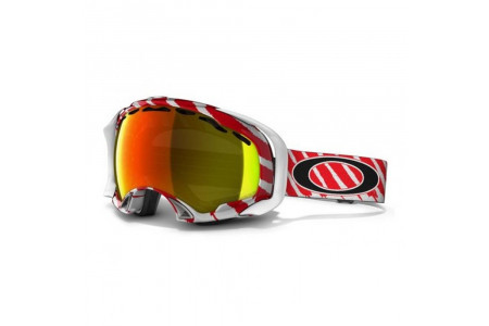 Маска Oakley 17-18 Splice Shaun White White/Red W/Fire Polarized