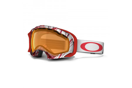 Маска Oakley 17-18 Splice Topography Red Black Persimmon