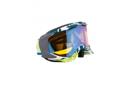 Маска Oakley 17-18 Twisted Glacier Aurora Blue Hi Yellow