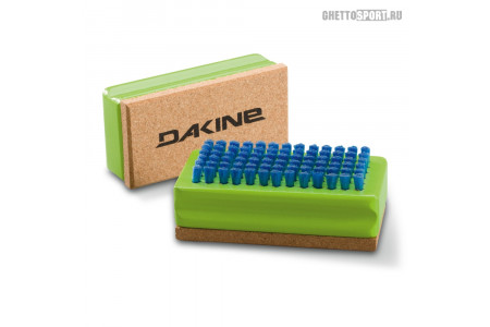 Щетка для обработки скользяка Dakine 2021 Nylon / Cork Brush Green