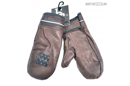 Варежки Bonus Gloves 2022 Athletic Leather Brown