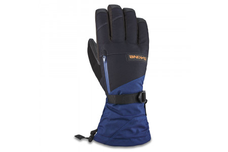 Перчатки Dakine 2024 Leather Titan Gore-Tex Glove Deep Blue