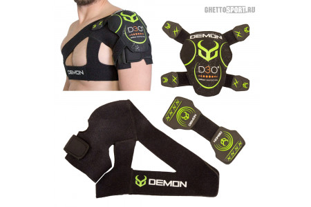 Защита плеча Demon 2020 Shoulder Brace X D3O Black/Green DS8250