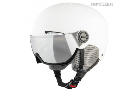 Шлем Alpina 2023 Arber Visor Q Lite White Matt