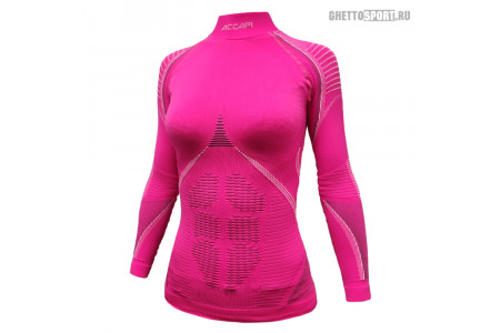 Термобелье Accapi 2023 Corgy Long Sleeve Lupetto Woman Pink Fluo Anthracite