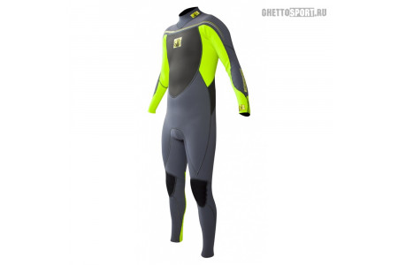 Гидрокостюм Body Glove 2015 Method 2.0 Bk/Zip Fullsuit 3x2 Green