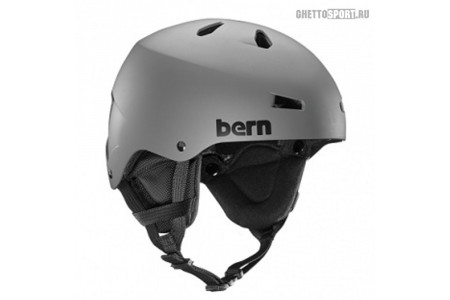 Шлем Bern 2019 Team Macon (Team Fit) Non-Adjustable Matte Grey/Black Liner