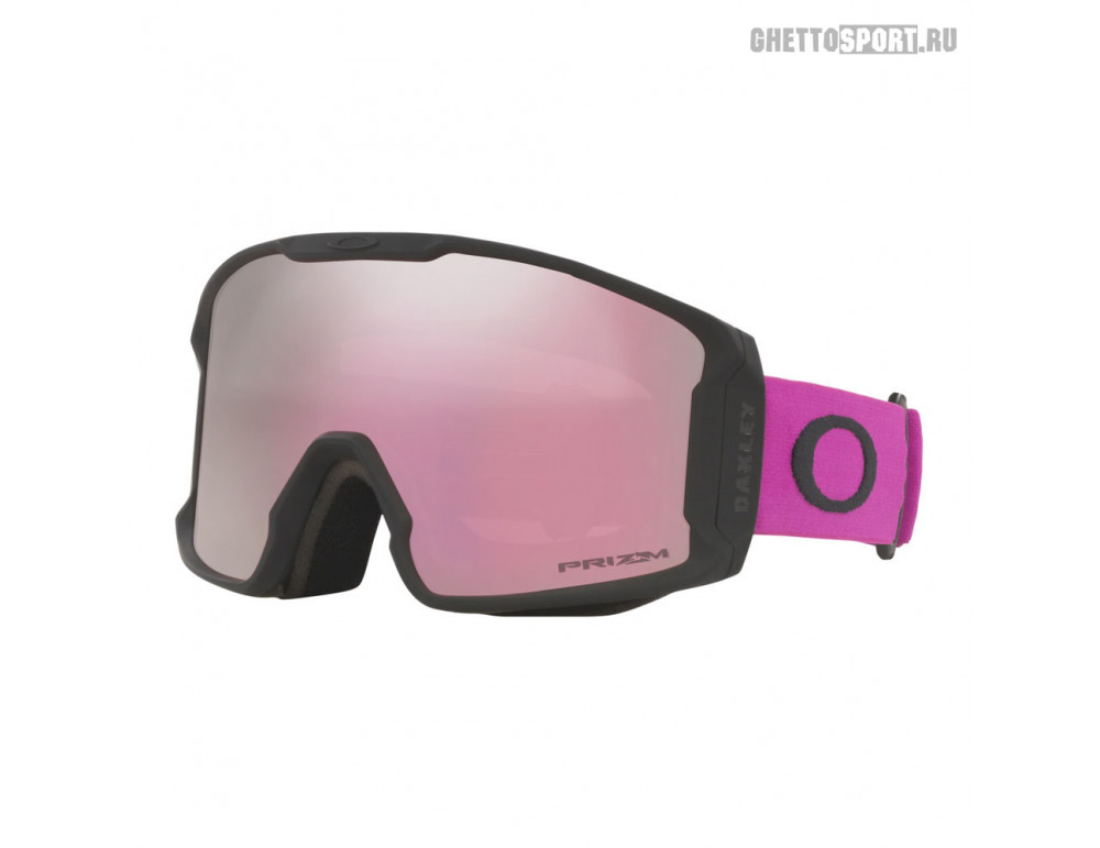 Маска Oakley 2022 Line Miner M Ultra Purple Prizm Snow Hi Pink OO709357