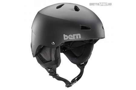 Шлем Bern 2019 Team Macon (Team Fit) Non-Adjustable Matte Black/Black Liner