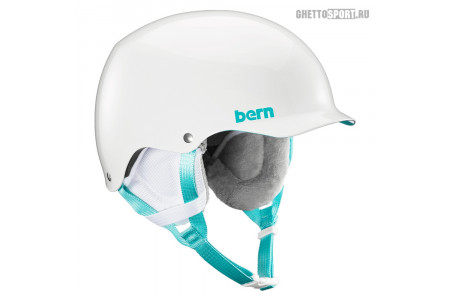Шлем Bern 2019 Team Muse (Team Fit) Non-Adjustable Gloss White/White Liner