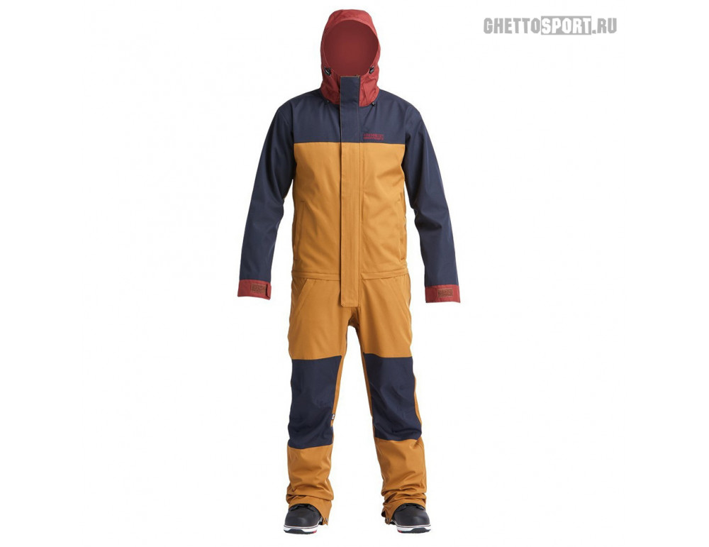 Комбинезон Airblaster 2020 Stretch Freedom Suit Grizzly Oxblood