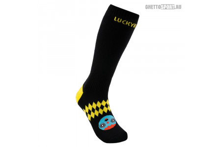 Носки Luckyboo 2023 Wool Black/Yellow
