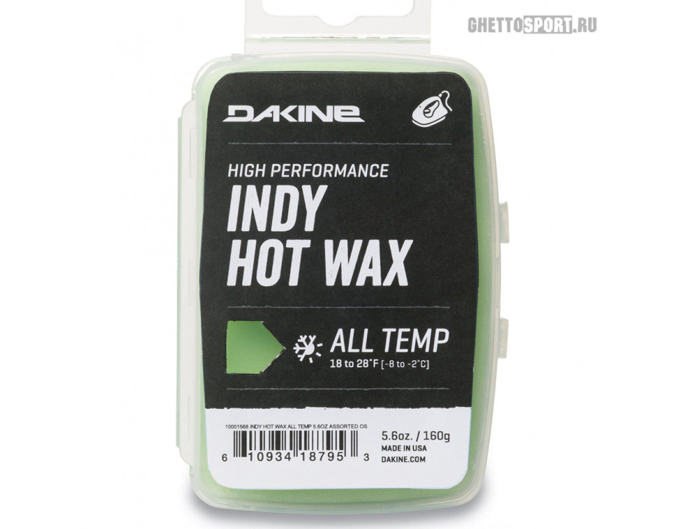 Вакса ускоряющая Dakine 2021 Indy Hot Wax All Temp (5.6 Oz) Assorted