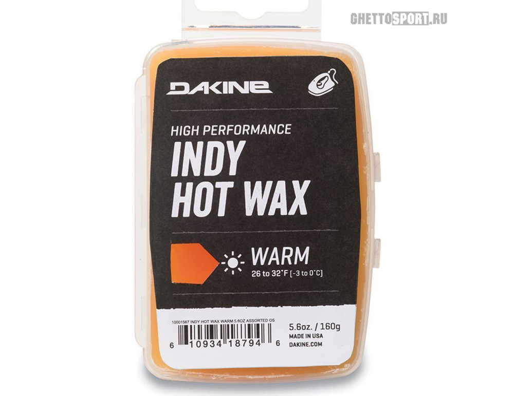 Вакса ускоряющая Dakine 2021 Indy Hot Wax Warm (5.6 Oz) Assorted