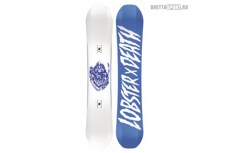 Сноуборд Lobster 2020 Dethlabel Colab White/Blue