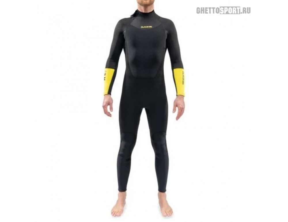 Гидрокостюм Dakine 2022 RTA Back Zip Full Suit 5х3 Black/Yellow