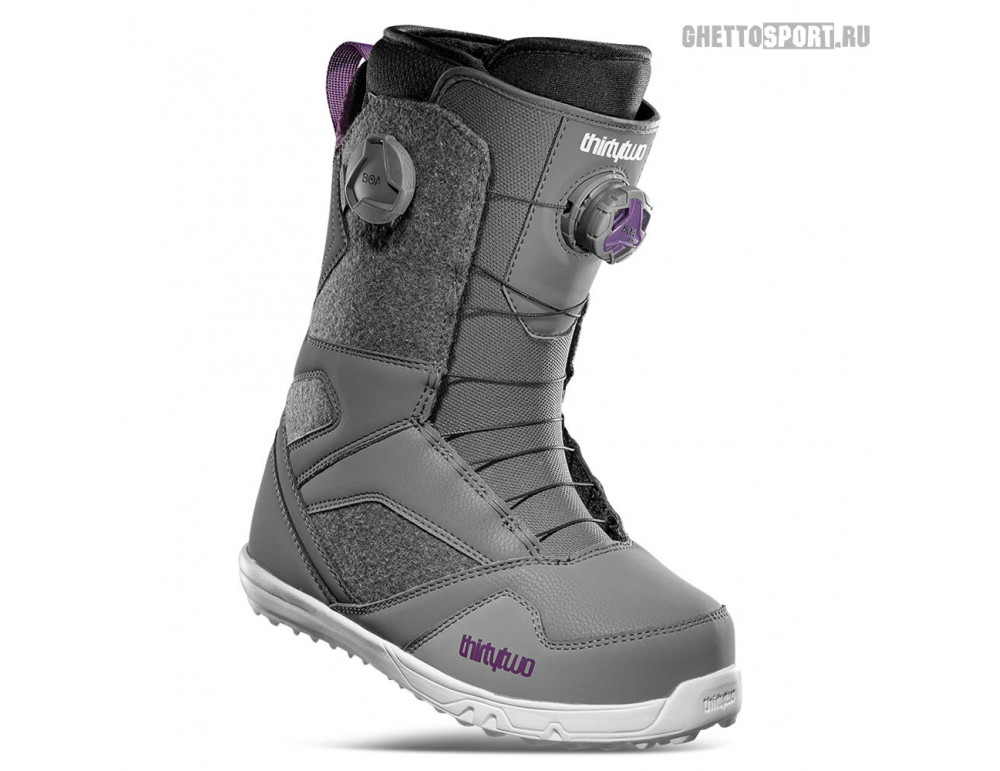 Ботинки Thirty Two 2022 STW Double Boa W's Grey/Purple