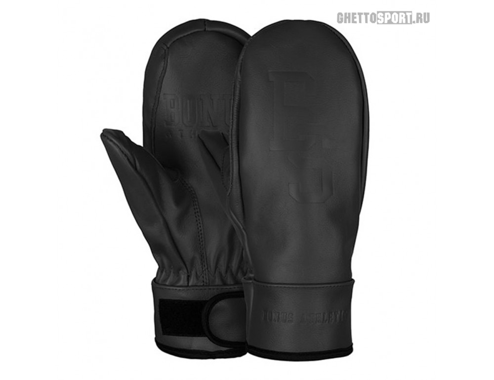 Варежки Bonus Gloves 2022 Athletic Leather Black